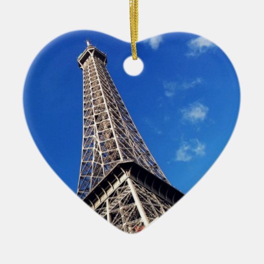 Eiffel Tower Paris Europe Reis Keramisch Ornament (Voorkant)