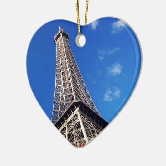 Eiffel Tower Paris Europe Reis Keramisch Ornament (Links)