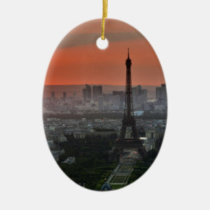 Eiffel Tower Paris Europe Reis Keramisch Ornament