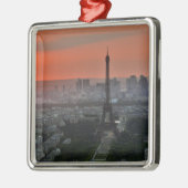 Eiffel Tower Paris Europe Reis Metalen Ornament (Links)