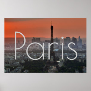 Eiffel Tower Paris Europe Reis Poster