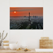 Eiffel Tower Paris Europe Reis Poster (Keuken)