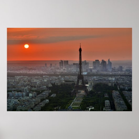 Eiffel Tower Paris Europe Reis Poster (Voorkant)