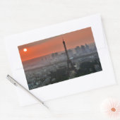 Eiffel Tower Paris Europe Reis Rechthoekige Sticker (Envelop)