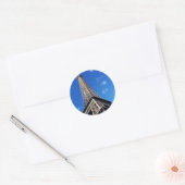 Eiffel Tower Paris Europe Reis Ronde Sticker (Envelop)