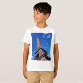 Eiffel Tower Paris Europe Reis T-shirt (Voorkant volledig)