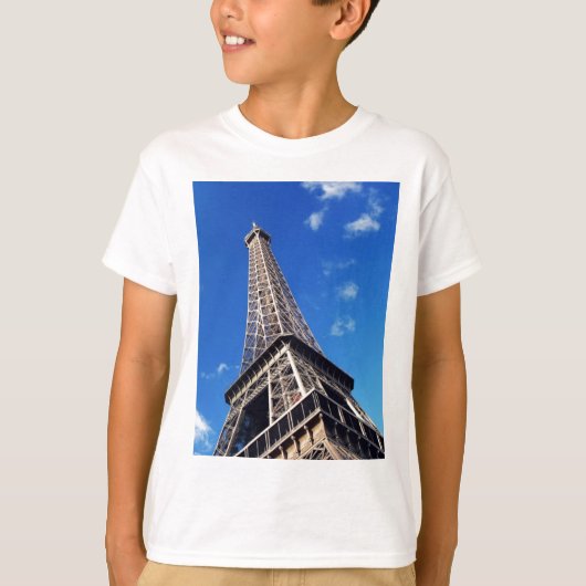 Eiffel Tower Paris Europe Reis T-shirt (Voorkant)