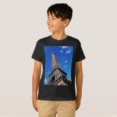 Eiffel Tower Paris Europe Reis T-shirt (Voorkant volledig)