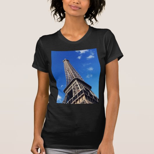 Eiffel Tower Paris Europe Reis T-shirt (Voorkant)