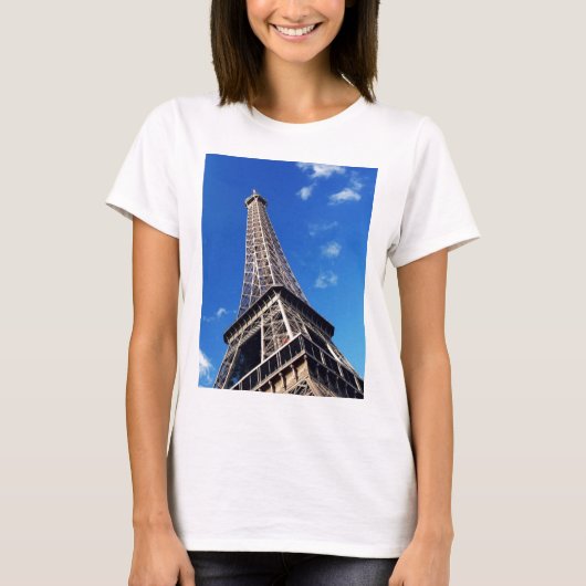 Eiffel Tower Paris Europe Reis T-shirt (Voorkant)