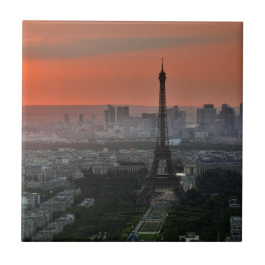 Eiffel Tower Paris Europe Reis Tegeltje (Voorkant)