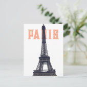 Eiffel Tower Paris Europe - reisfoto Briefkaart (Staand voorkant)