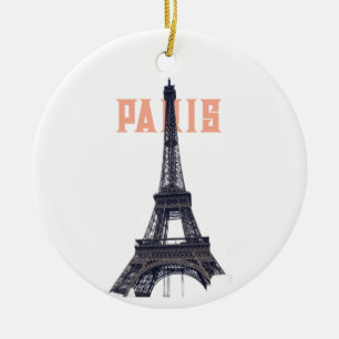  Eiffel Tower Paris Europe - reisfoto Keramisch Ornament