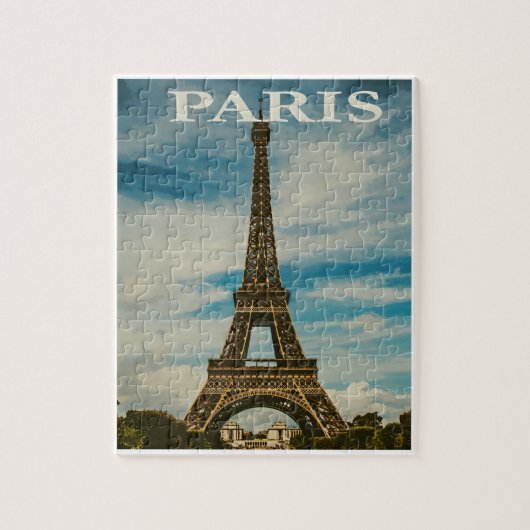 Eiffel Tower Paris Europe - reisfoto Legpuzzel (Verticaal)