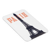  Eiffel Tower Paris Europe - reisfoto Magneet (Rechterzijde)