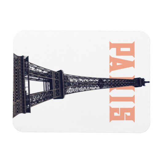 Eiffel Tower Paris Europe - reisfoto Magneet (Horizontaal)