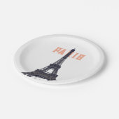  Eiffel Tower Paris Europe - reisfoto Papieren Bordje (Gekanteld)