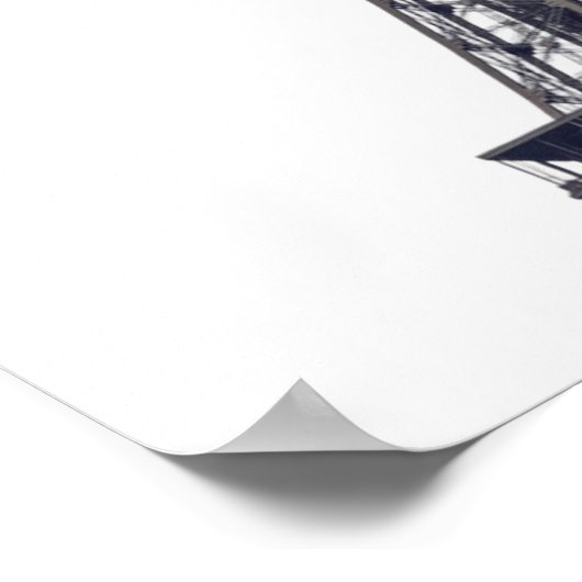  Eiffel Tower Paris Europe - reisfoto Poster (Hoek)