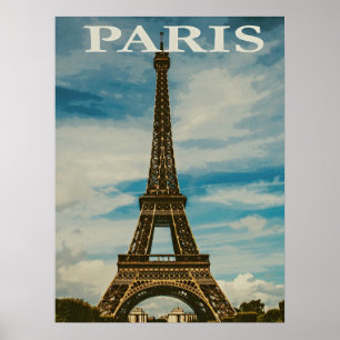Eiffel Tower Paris Europe - reisfoto Poster