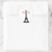 Eiffel Tower Paris Europe - reisfoto Vierkante Sticker (Tas)