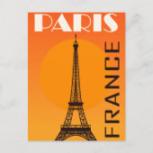 Eiffel Tower Paris Europe Reizen Briefkaart (Voorkant)