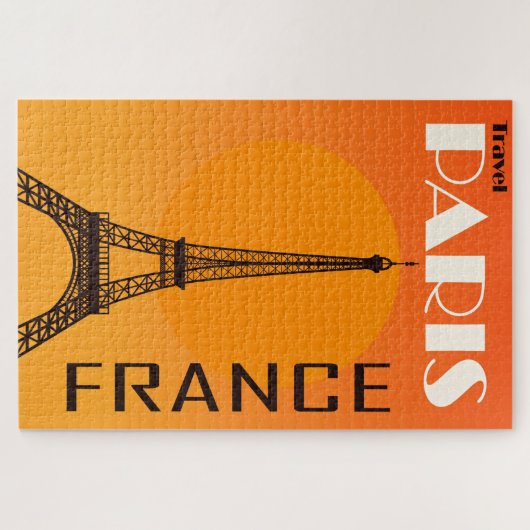 Eiffel Tower Paris Europe Reizen Legpuzzel (Horizontaal)