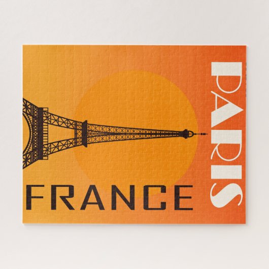 Eiffel Tower Paris Europe Reizen Legpuzzel (Horizontaal)