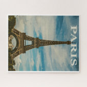 Eiffel Tower Paris Europe Reizen Legpuzzel (Horizontaal)