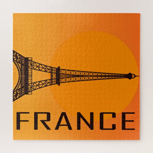 Eiffel Tower Paris Europe Reizen Legpuzzel (Horizontaal)