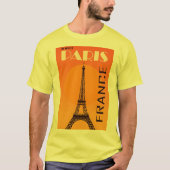  Eiffel Tower Paris Europe Reizen T-shirt (Voorkant)