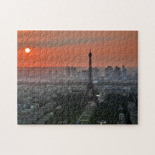 Eiffel Tower Paris Europe Travel Foto Legpuzzel (Horizontaal)