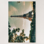 Eiffel Tower Paris Europe Travel Foto Legpuzzel (Verticaal)