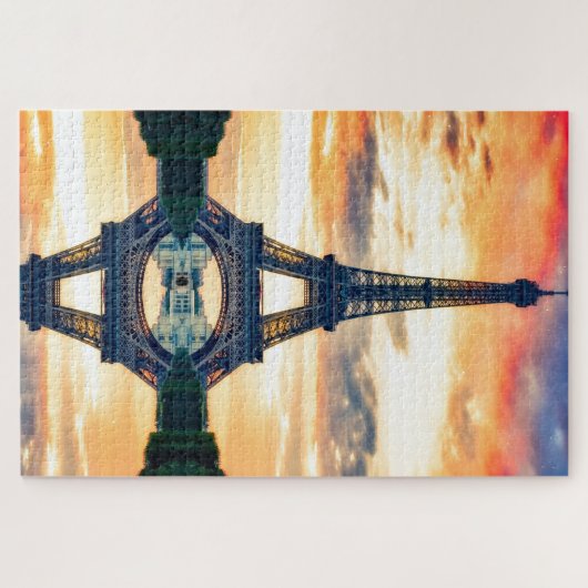 Eiffel Tower Paris Europe Travel Foto Legpuzzel (Horizontaal)