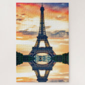 Eiffel Tower Paris Europe Travel Foto Legpuzzel (Verticaal)