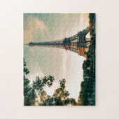 Eiffel Tower Paris Europe Travel Foto Legpuzzel (Verticaal)