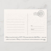 Eiffel Tower Paris Feestdagenkaart (Achterkant)