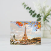 Eiffel Tower | Paris, France Briefkaart (Staand voorkant)