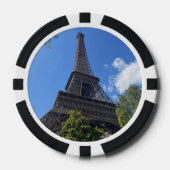 Eiffel Tower, Paris, France  Poker Chips (Voorkant)