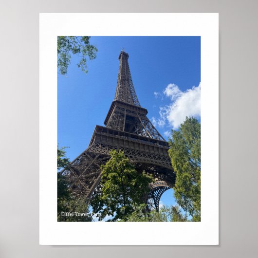 Eiffel Tower, Paris, France Poster (Voorkant)
