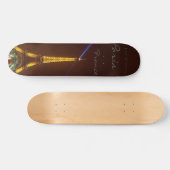 Eiffel Tower, Paris France Skateboard Deck (Horizontaal)