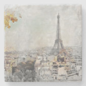 Eiffel Tower. Paris, France  Stenen Onderzetter (Voorkant)