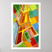 Eiffel Tower Paris, Francis van Robert Delaunay Poster (Voorkant)