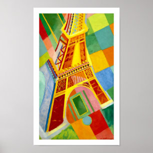 Eiffel Tower Paris, Francis van Robert Delaunay Poster