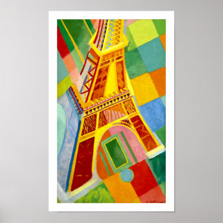 Eiffel Tower Paris, Francis van Robert Delaunay Poster