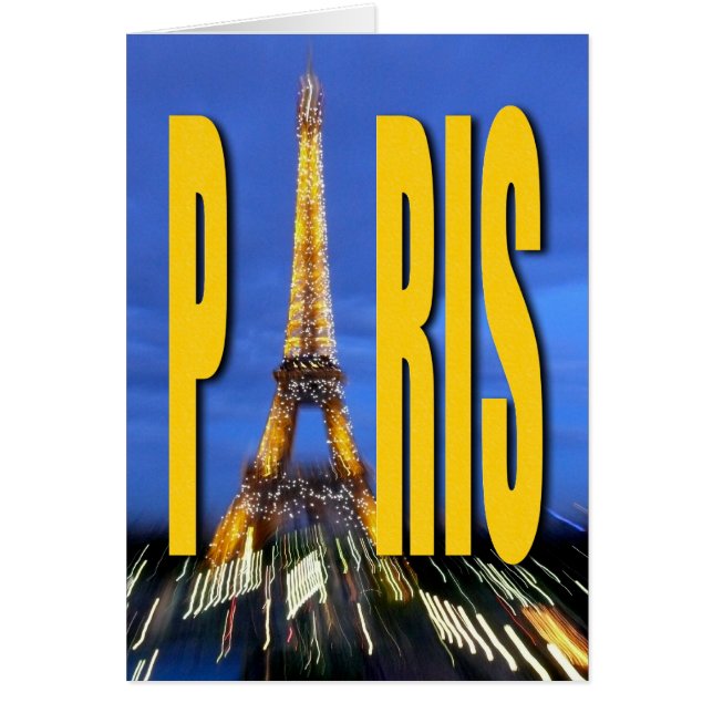 Eiffel Tower Paris Frankrijk (Voorkant)