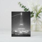 Eiffel Tower Paris Frankrijk 1900 Briefkaart (Staand voorkant)