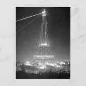Eiffel Tower Paris Frankrijk 1900 Briefkaart (Voorkant)