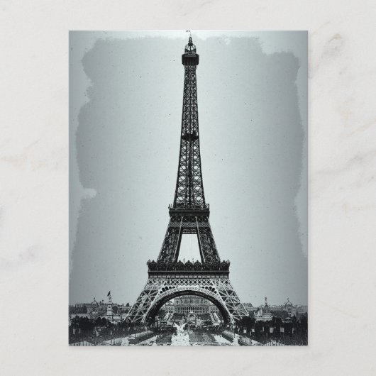 Eiffel Tower Paris Frankrijk Briefkaart (Voorkant)