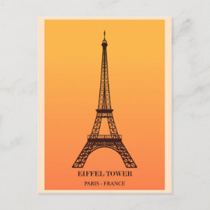 Eiffel Tower Paris Frankrijk Briefkaart