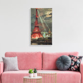  Eiffel Tower Paris Frankrijk Canvas Afdruk (Insitu (Woonkamer))